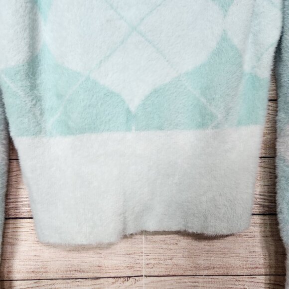 House of Sunny Pullover Cardigan Sweater Women's Size 8 Long Sleeve Wool Feel - Picture 14 of 16